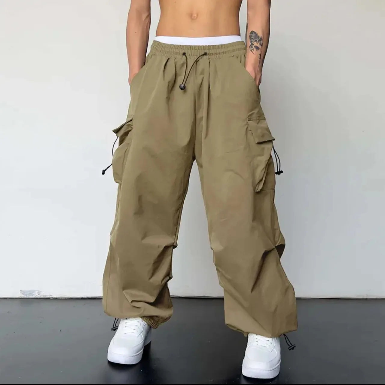 DRIFT Parachute Cargo Pants – Oversized Streetwear Fit