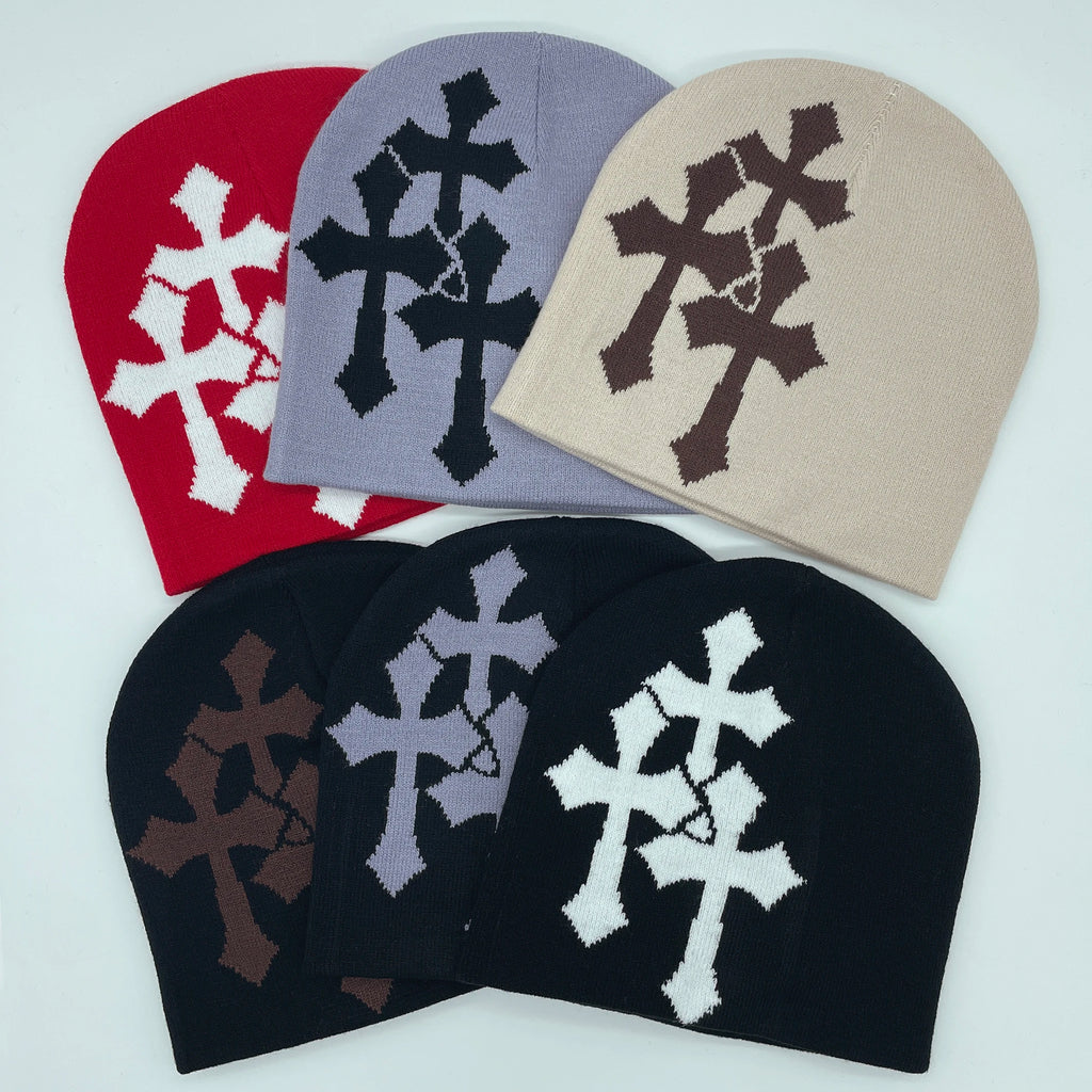 DRIFT Cross Knit Beanie