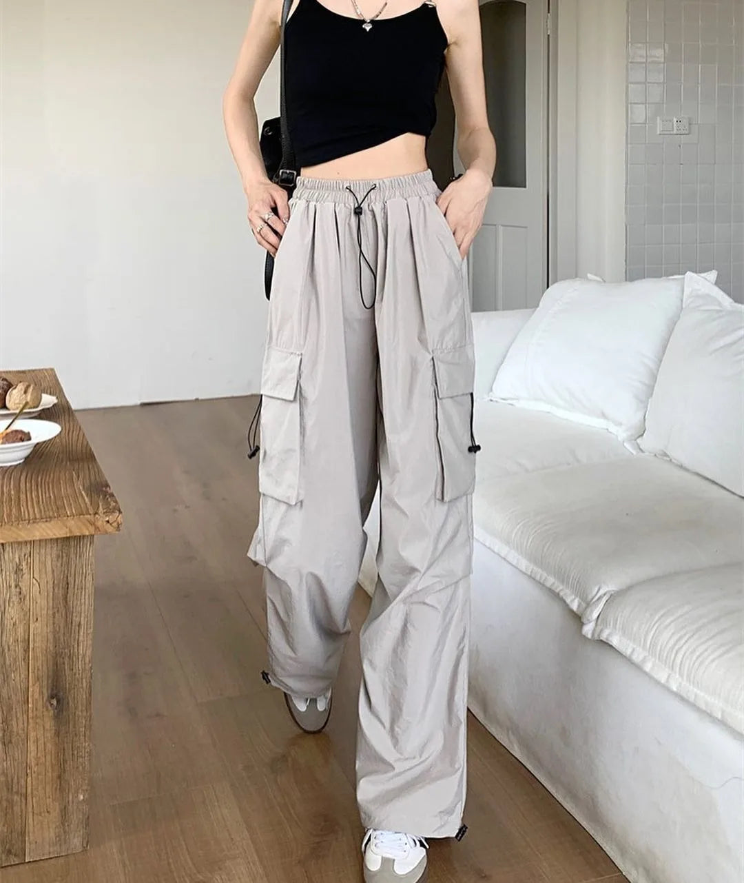 DRIFT Parachute Cargo Pants – Oversized Streetwear Fit