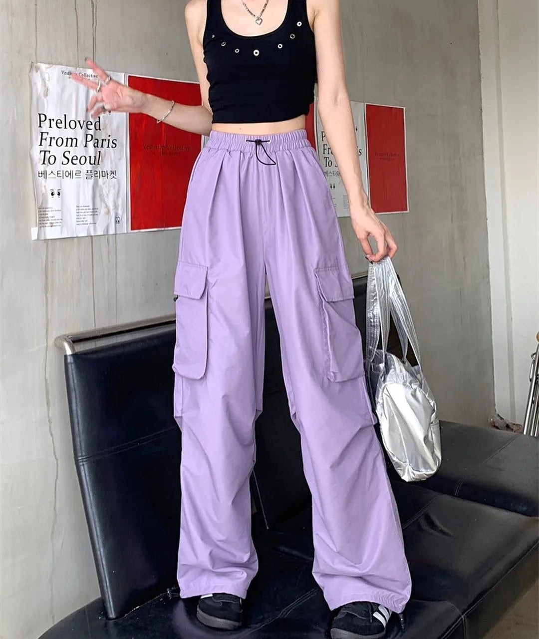DRIFT Parachute Cargo Pants – Oversized Streetwear Fit