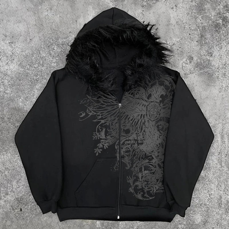DRIFT Nightfall Fur Hoodie