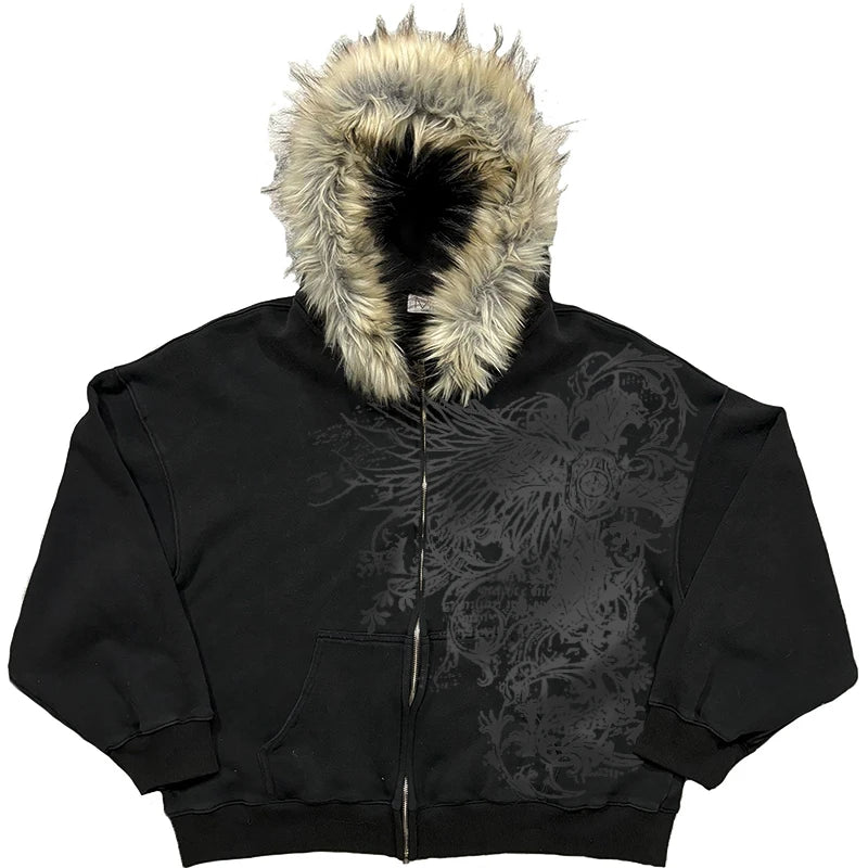DRIFT Nightfall Fur Hoodie