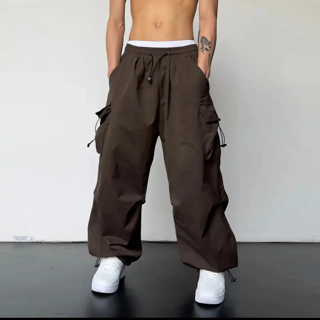 DRIFT Parachute Cargo Pants – Oversized Streetwear Fit