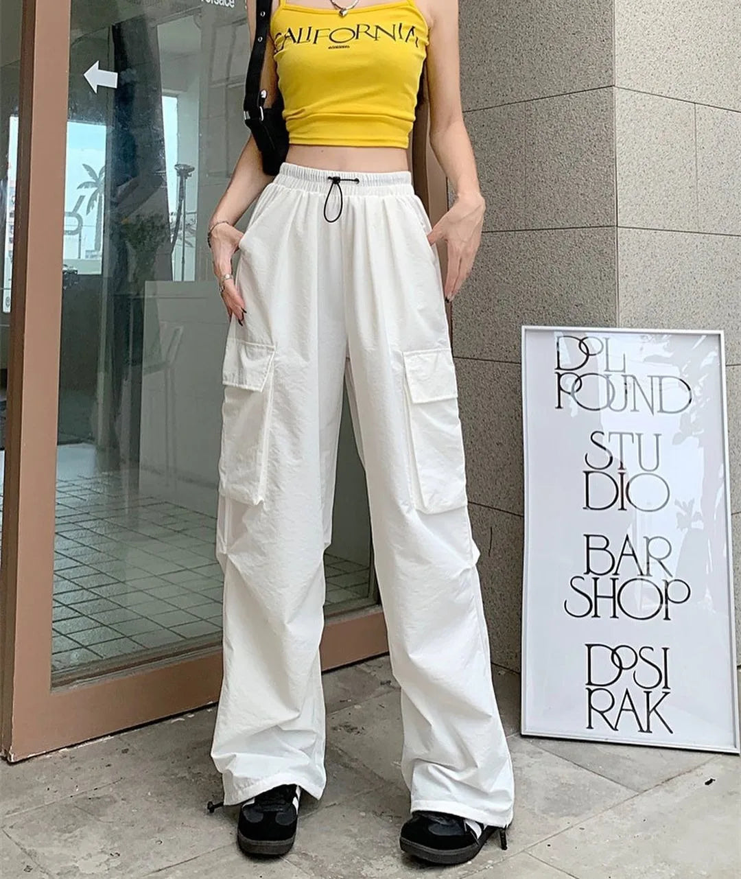 DRIFT Parachute Cargo Pants – Oversized Streetwear Fit